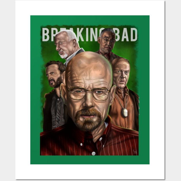 Breaking Bad Wall Art by Hvmbertogarza